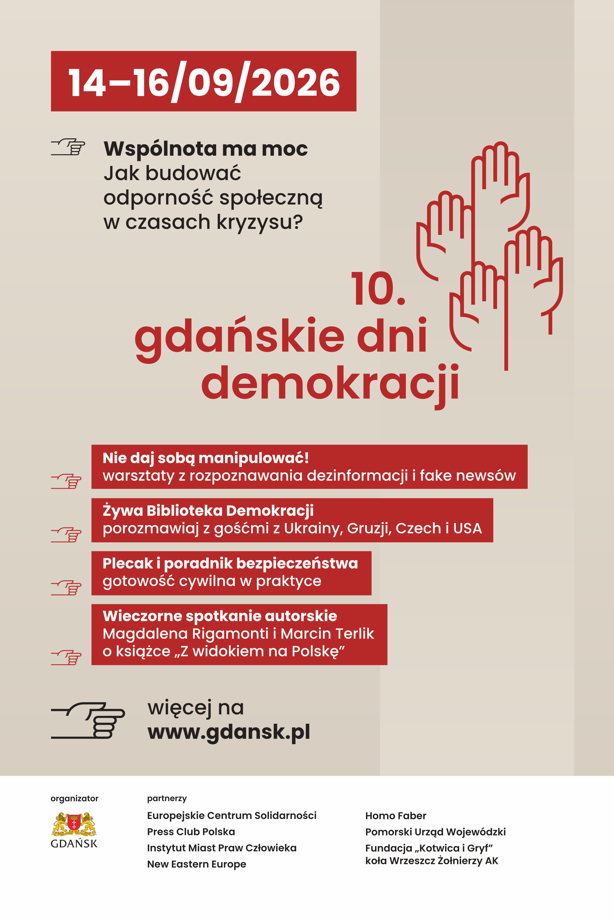 Press Club na Gdańskich Dniach Demokracji 14-16 września